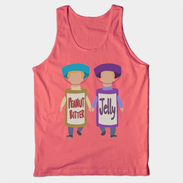 PB & J Andy and Ollie Tank Top by gray-cat